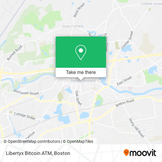 Mapa de Libertyx Bitcoin ATM