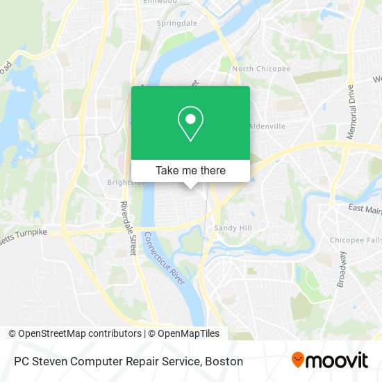 Mapa de PC Steven Computer Repair Service