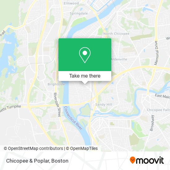 Chicopee & Poplar map