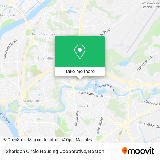 Sheridan Circle Housing Cooperative map