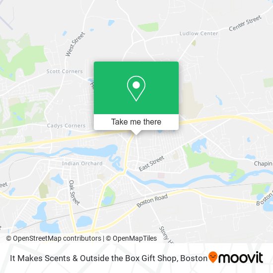 Mapa de It Makes Scents & Outside the Box Gift Shop