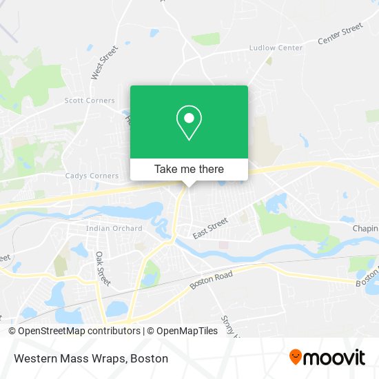 Mapa de Western Mass Wraps