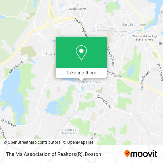 Mapa de The Ma Association of Realtors