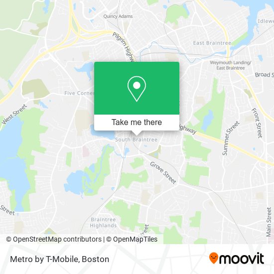 Metro by T-Mobile map