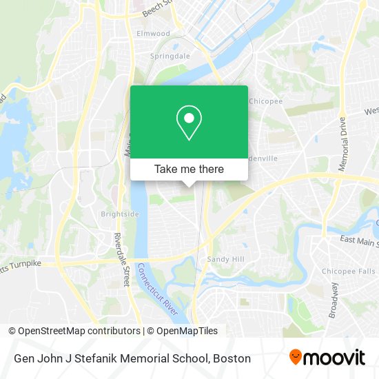 Gen John J Stefanik Memorial School map