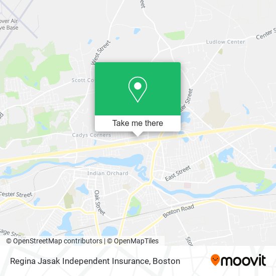 Mapa de Regina Jasak Independent Insurance