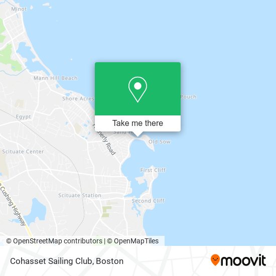 Mapa de Cohasset Sailing Club