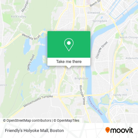 Friendly's Holyoke Mall map