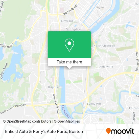 Enfield Auto & Perry's Auto Parts map