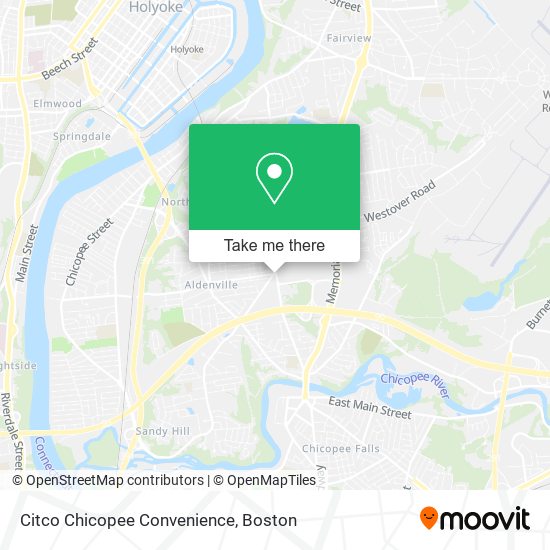 Citco Chicopee Convenience map