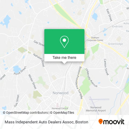 Mass Independent Auto Dealers Assoc map
