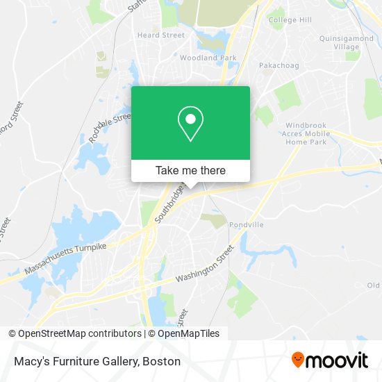 Mapa de Macy's Furniture Gallery