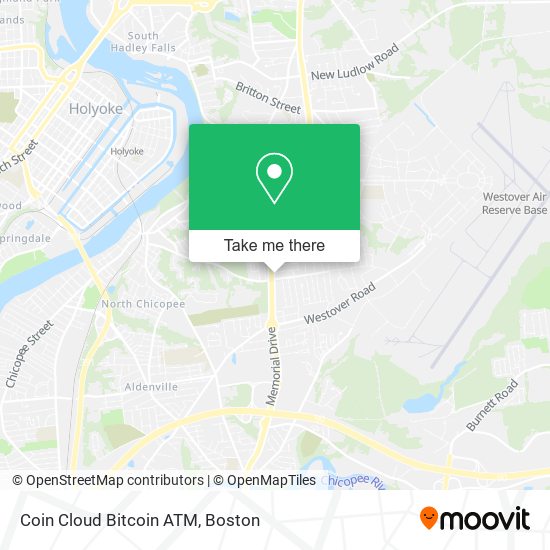 Mapa de Coin Cloud Bitcoin ATM