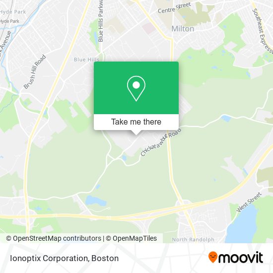 Mapa de Ionoptix Corporation