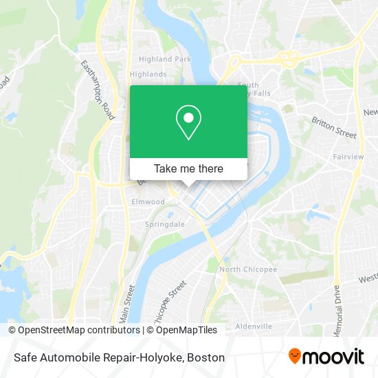 Mapa de Safe Automobile Repair-Holyoke