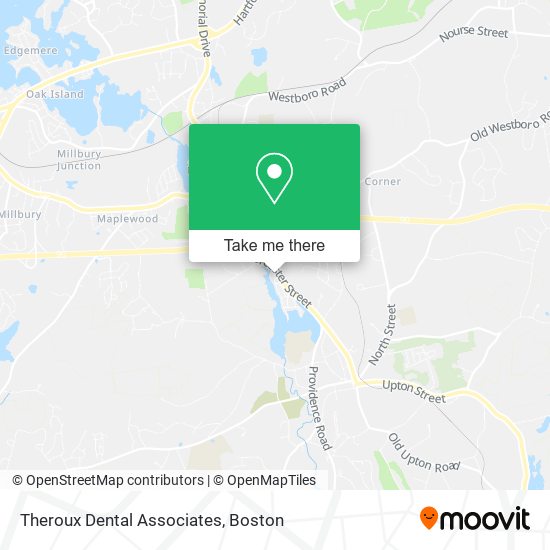 Mapa de Theroux Dental Associates