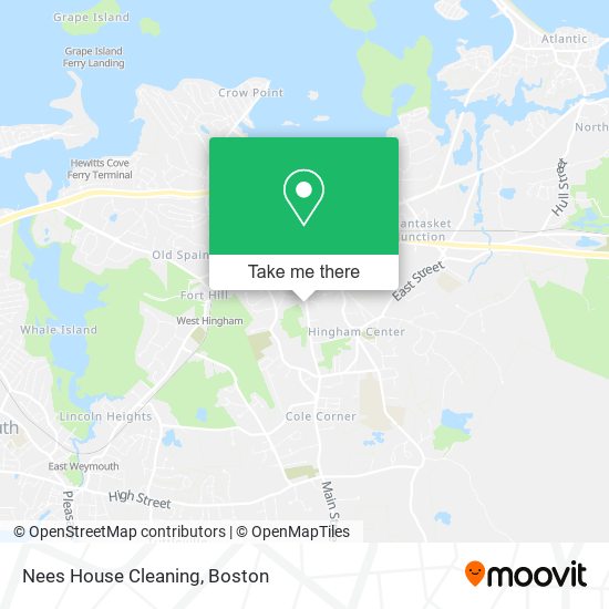 Nees House Cleaning map