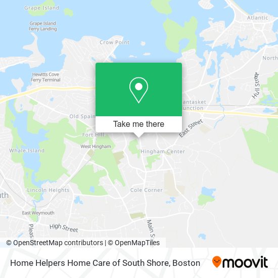 Mapa de Home Helpers Home Care of South Shore