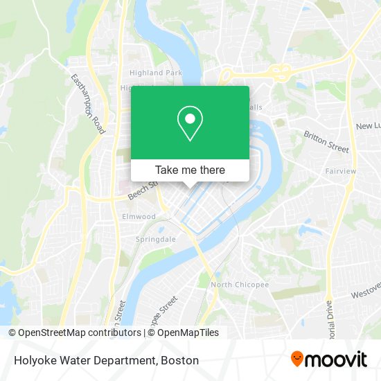 Holyoke Water Department map