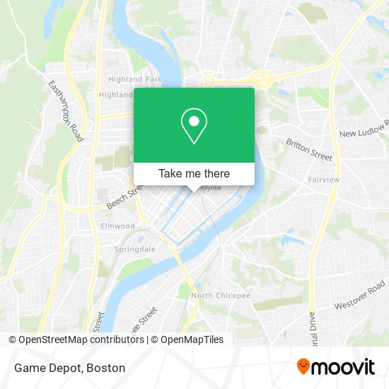 Game Depot map