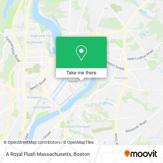 A Royal Flush Massachusetts map