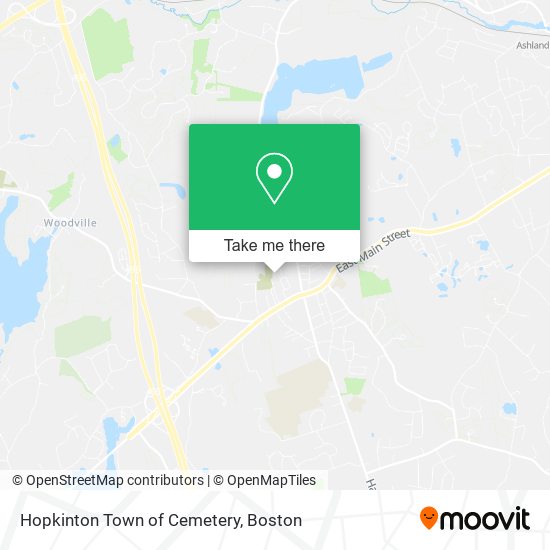 Hopkinton Town of Cemetery map