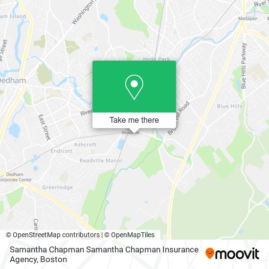 Mapa de Samantha Chapman Samantha Chapman Insurance Agency