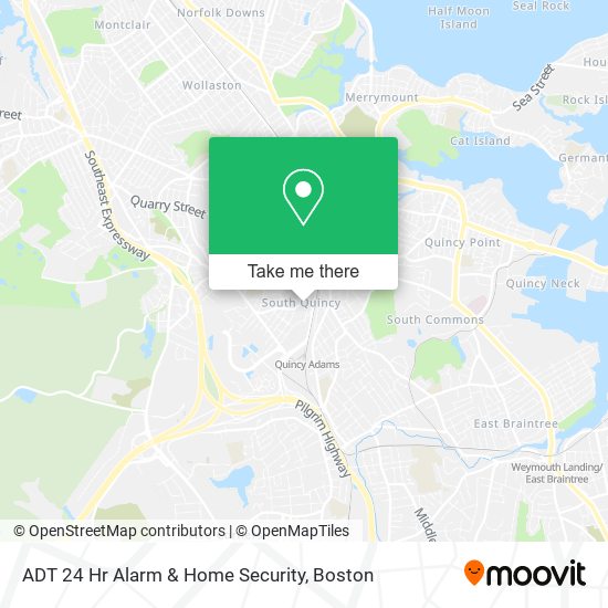 ADT 24 Hr Alarm & Home Security map