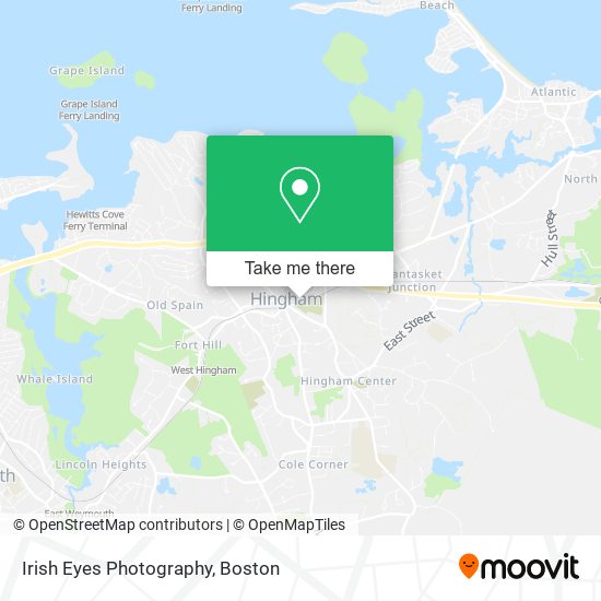Irish Eyes Photography map