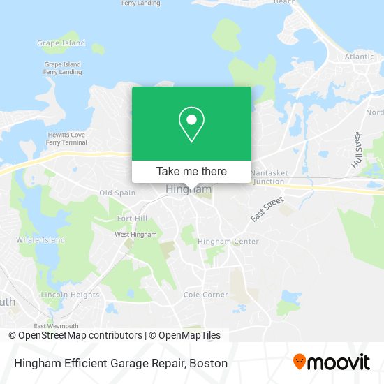 Hingham Efficient Garage Repair map