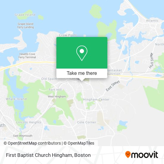 Mapa de First Baptist Church Hingham