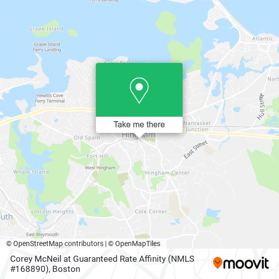 Corey McNeil at Guaranteed Rate Affinity (NMLS #168890) map