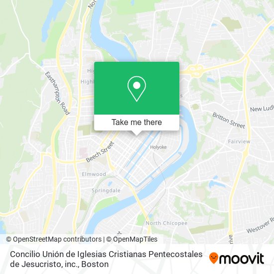 Concilio Unión de Iglesias Cristianas Pentecostales de Jesucristo, inc. map