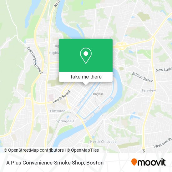 A Plus Convenience-Smoke Shop map