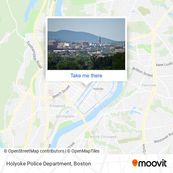 Holyoke Police Department map