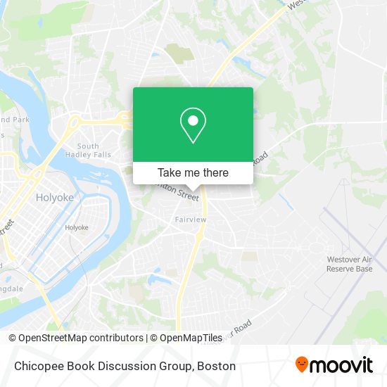 Chicopee Book Discussion Group map