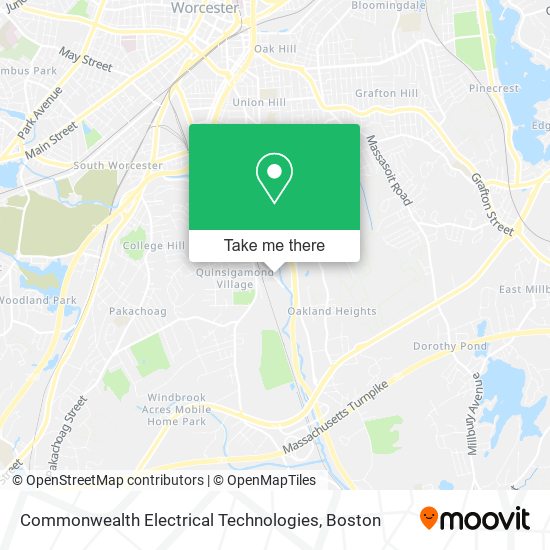 Mapa de Commonwealth Electrical Technologies