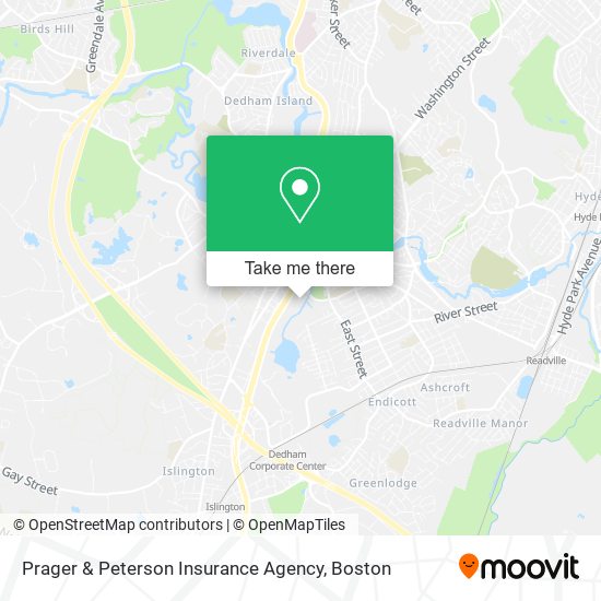 Prager & Peterson Insurance Agency map