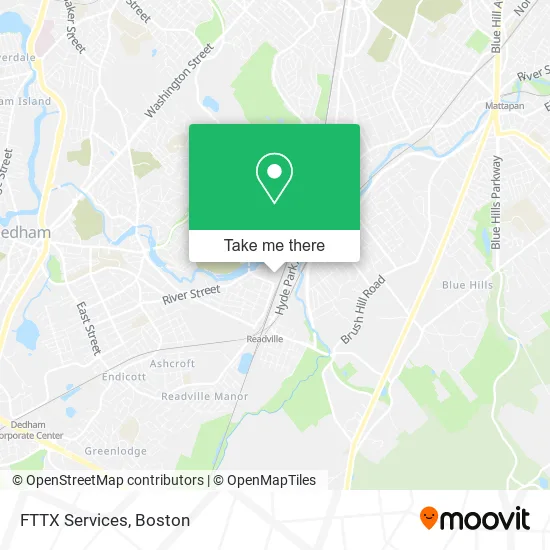 FTTX Services map