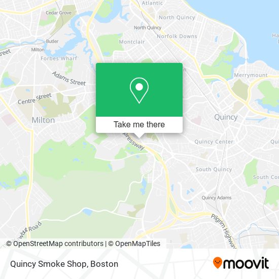 Quincy Smoke Shop map