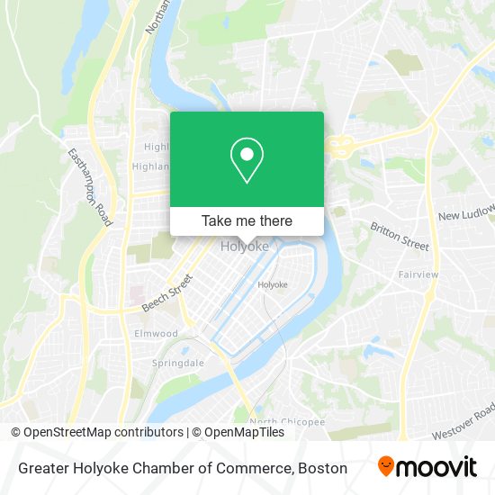 Greater Holyoke Chamber of Commerce map