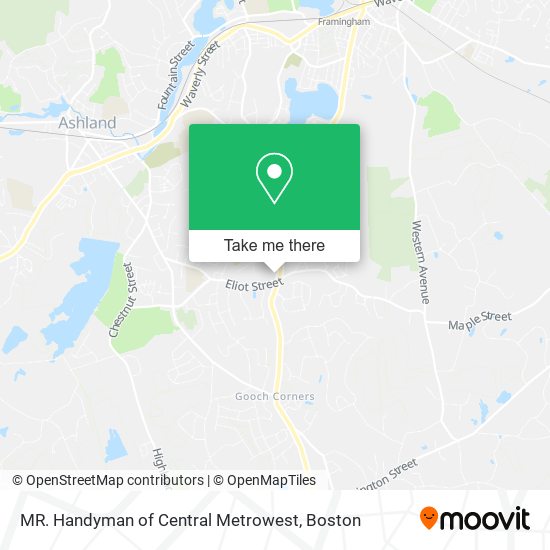 MR. Handyman of Central Metrowest map