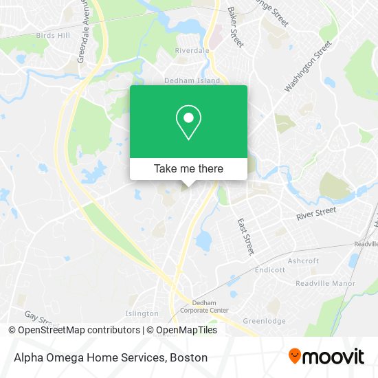 Alpha Omega Home Services map