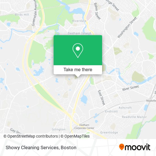 Showy Cleaning Services map