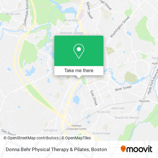 Donna Behr Physical Therapy & Pilates map