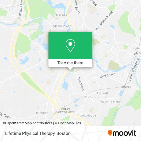 Lifetime Physical Therapy map