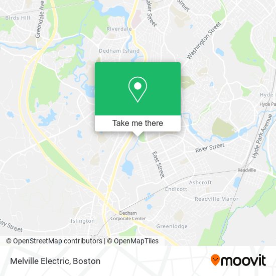 Melville Electric map