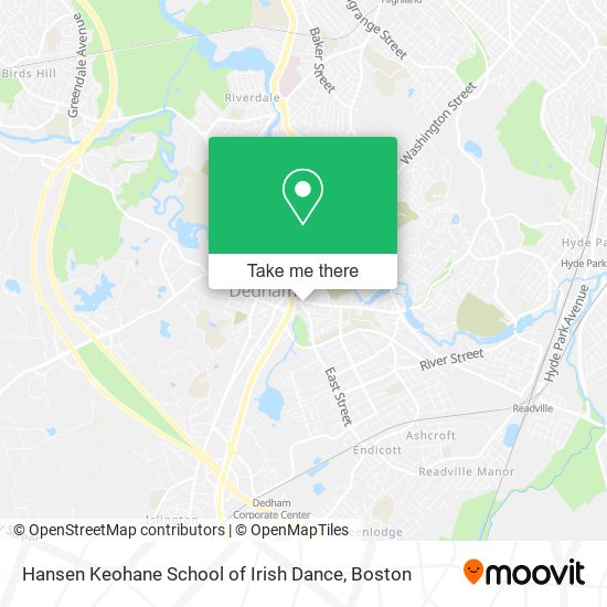 Mapa de Hansen Keohane School of Irish Dance