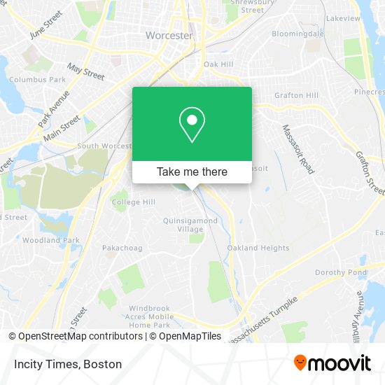 Incity Times map