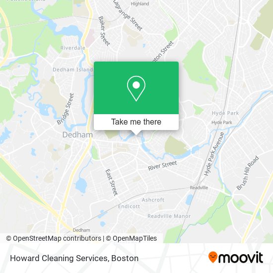 Howard Cleaning Services map